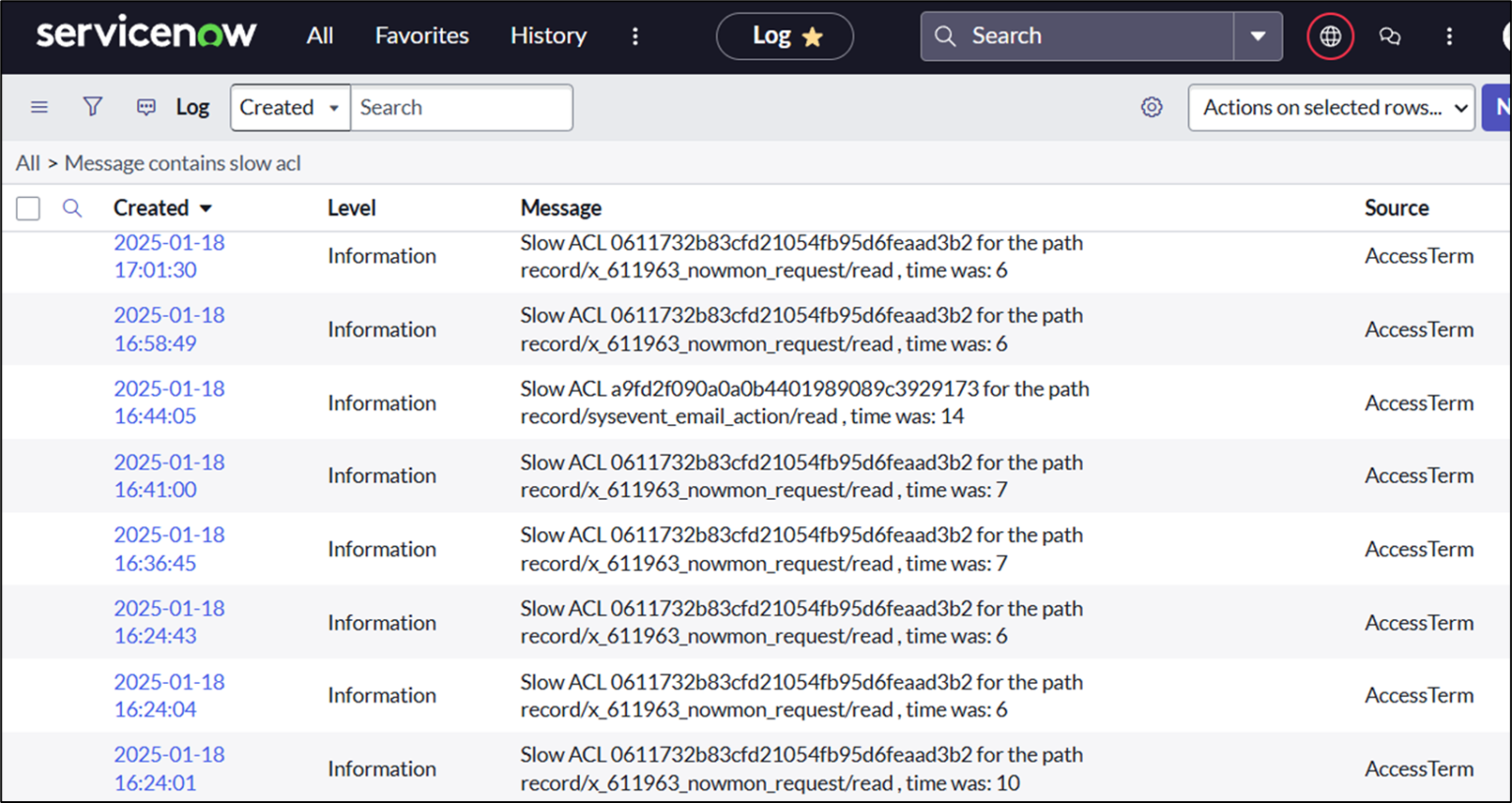 Servicenow Acl Debugging 【SeviceNow】ACLのパフォーマンスを検証してみた | Nowmon Blog